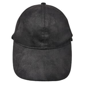 William B Slideback Baseball Cap Black One Size Adjustable Outdoor Blank Poly